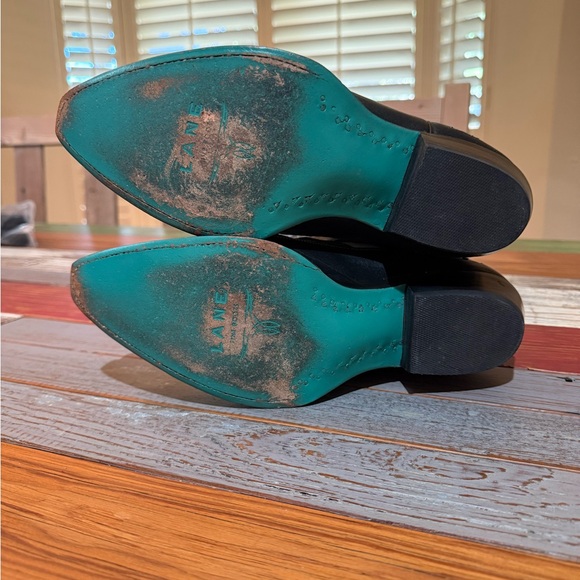 Lane Women's Black and White Western Boots - Picture 7 of 7